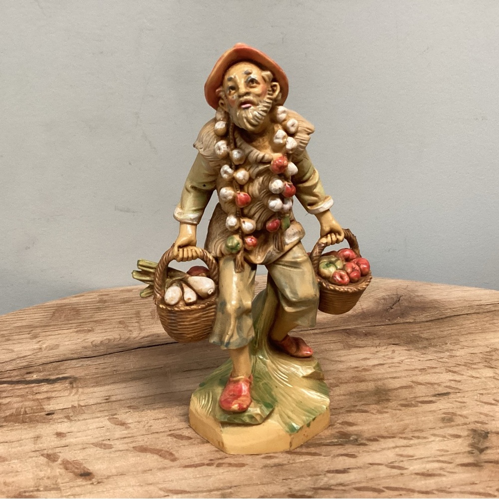 🟠 Vintage & Retired - Fontanini 5” Collection - Nathan the Produce Peddler # 146 - Picture 2 of 12